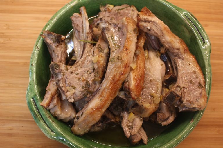 côtelettes d'agneau au four