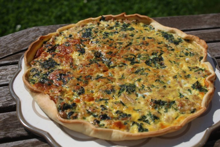 tarte thon épinard