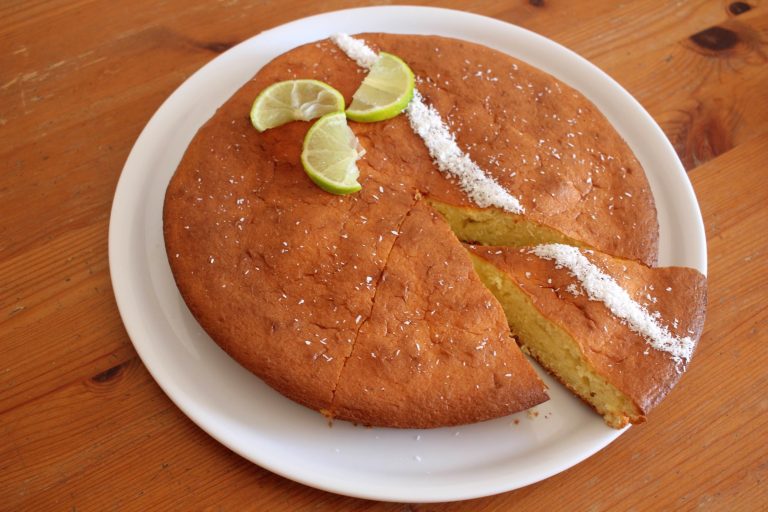 gâteau citron vert coco