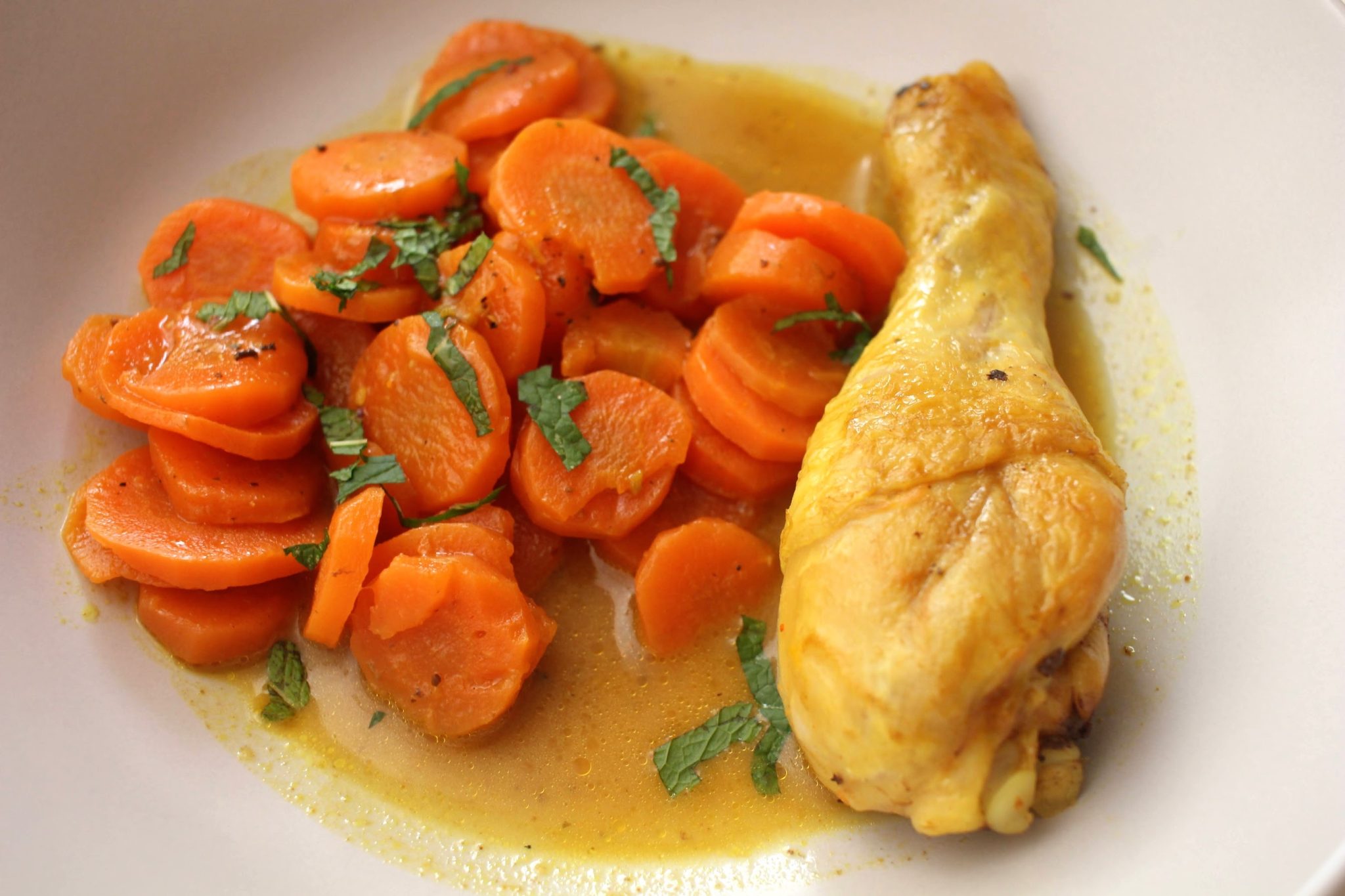 Poulet au ras-el-hanout - mesdelices.fr