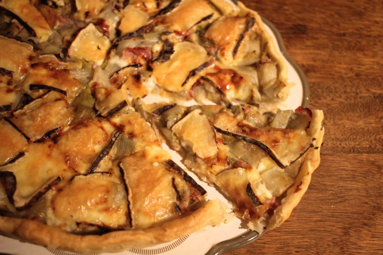 Tarte aux endives au Saint Nectaire
