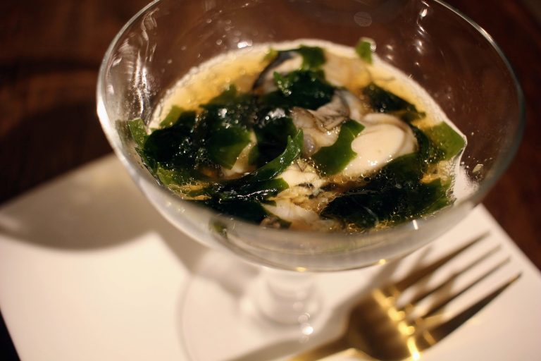 verrine d'huîtres