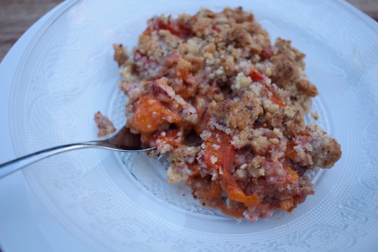 Crumble d'abricots