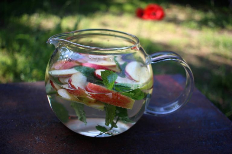 boisson pomme menthe