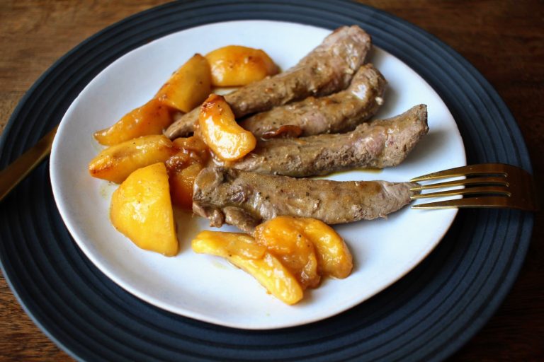 canard aux pêches