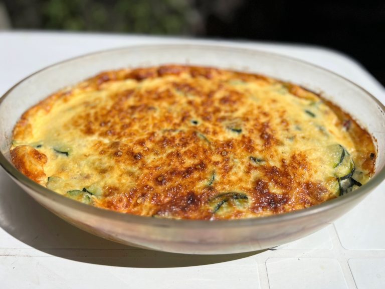 Gratin de courgettes au cantal