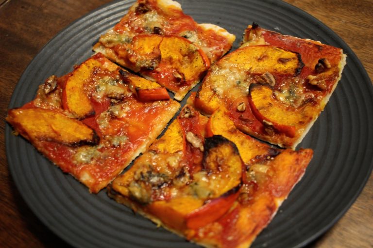 Pizza potimarron gorgonzola