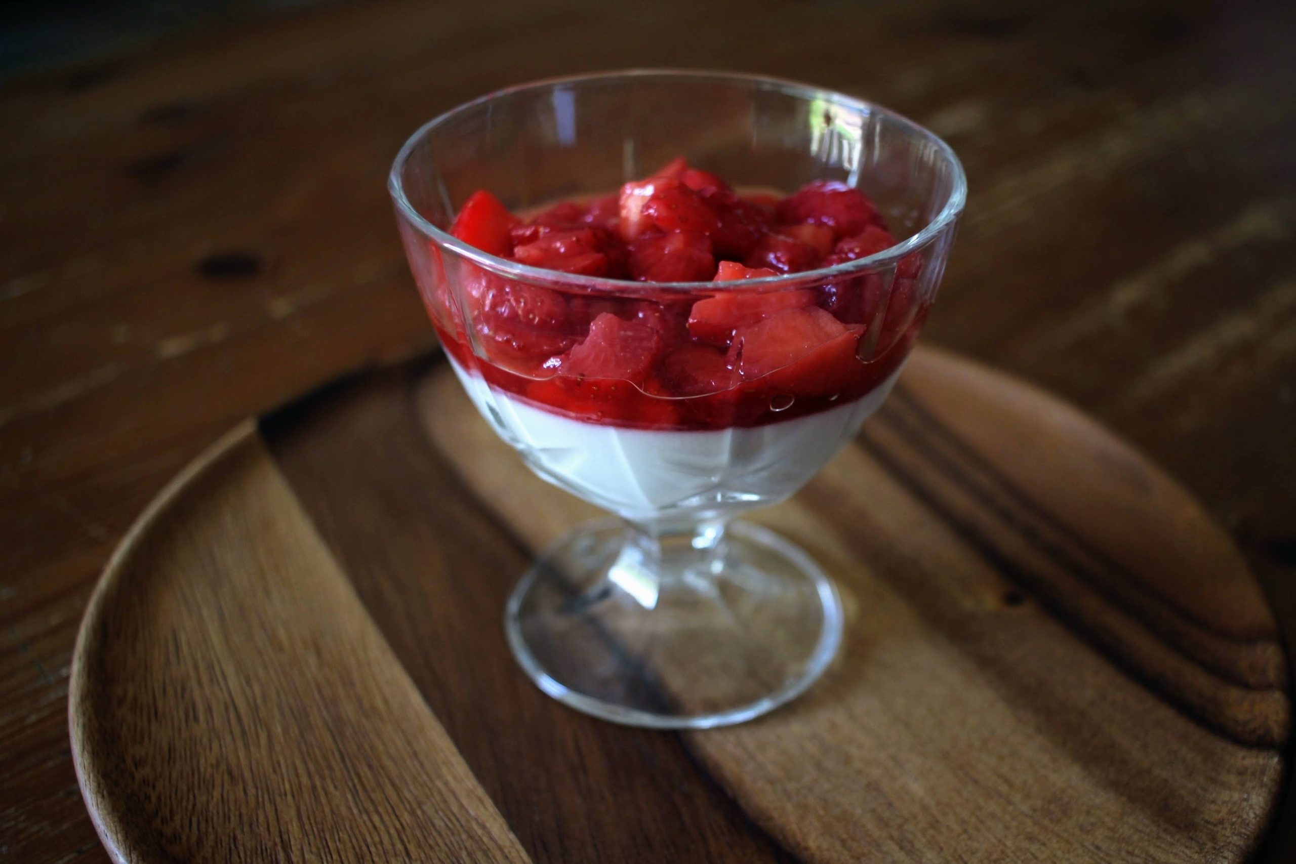 panna cotta coco fraise