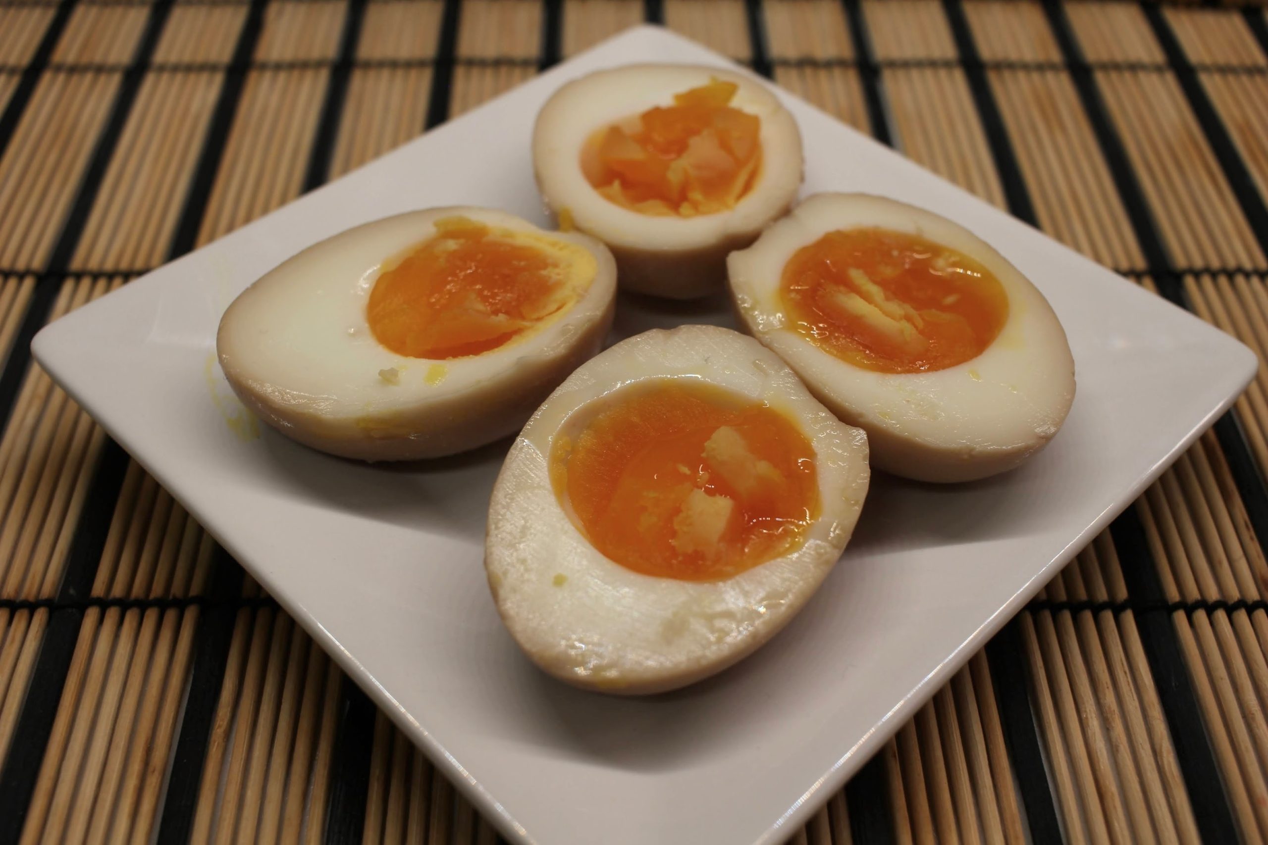 Oeufs marinés à l'asiatique