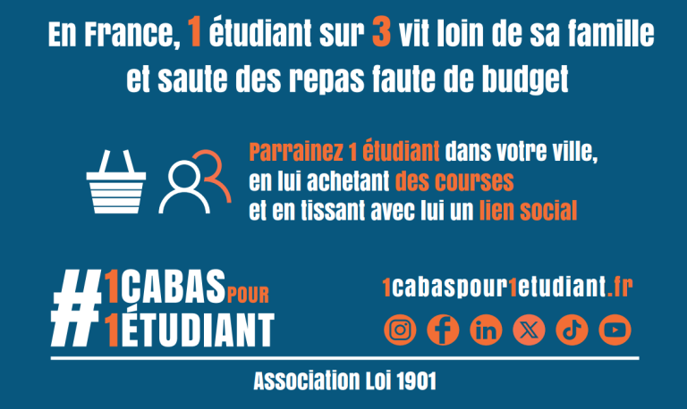 1 cabas pour 1 étudiant