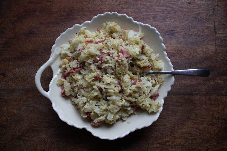 Chou aux lardons