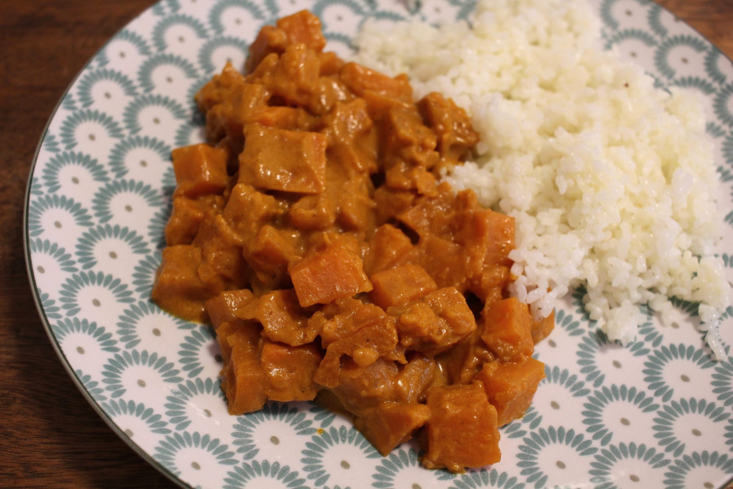 curry de patate douce