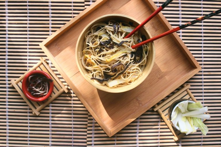 Nouilles chinoises au chou