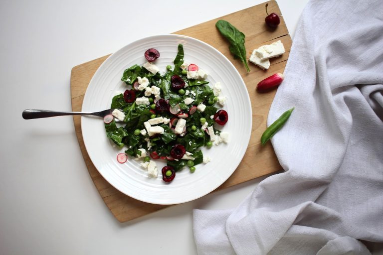 Salade d'épinards à la feta