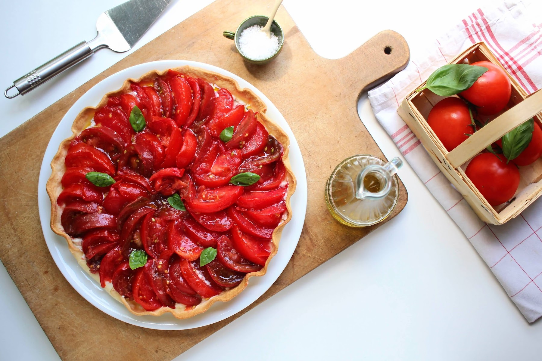 tarte aux tomates et ricotta