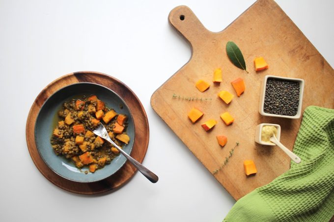 recette de lentilles au potimarron