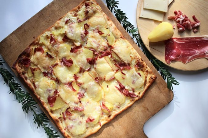 recette de pizza raclette