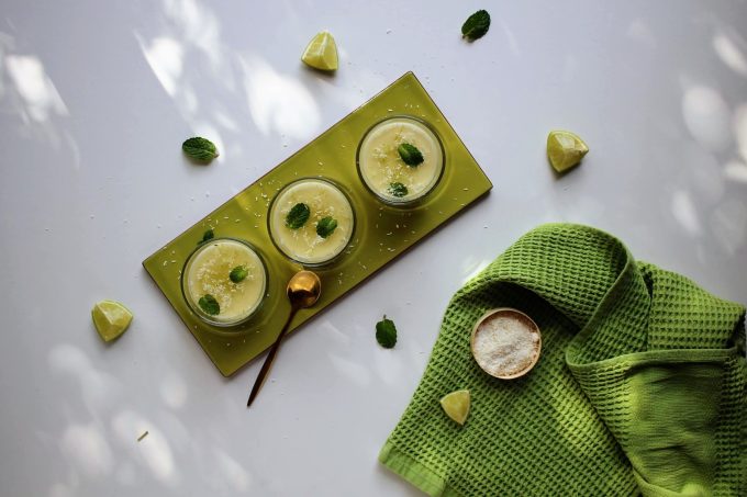 recette de panna cotta coco citron vert
