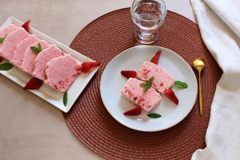 Recette du parfait aux fraises